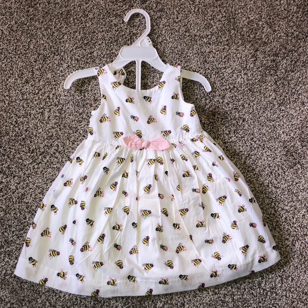 Authentic Baby 12M organic cotton dress & bloomers